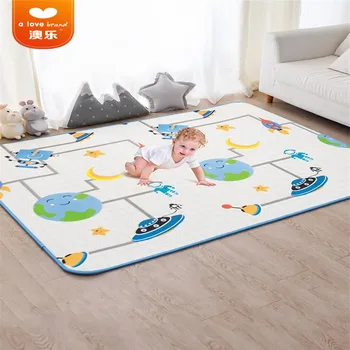 

A Love Baby Safety Plastic Crawling Mat Thickening Children's Mat Living Room Home Cartoon Bubble Game Pad ICM