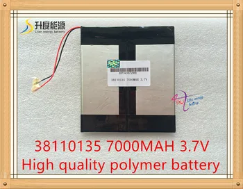 

1PCS/Lot Free shipping VI40 V971 gemei G6T electric 38110135 7000MAH generation 10.1 inch tablet computer