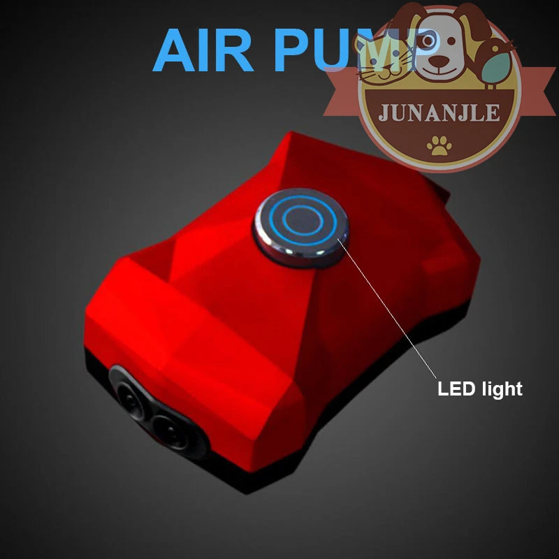 1pcs Cool Adjustable Mini Fish Tank Air Pump with LED Light Compressor 220v Aquarium Oxygen Accessories | Дом и сад