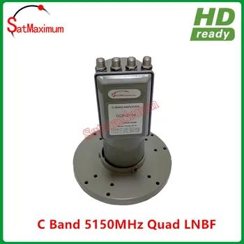 

LNBF Quad output C-Band Digital Satellite HD FTA LNBF with L.O 5150MHz