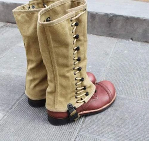 Polainas de pierna de lona del Ejército de los Estados polainas, tienda militar WWII WW2|Recuerdos -