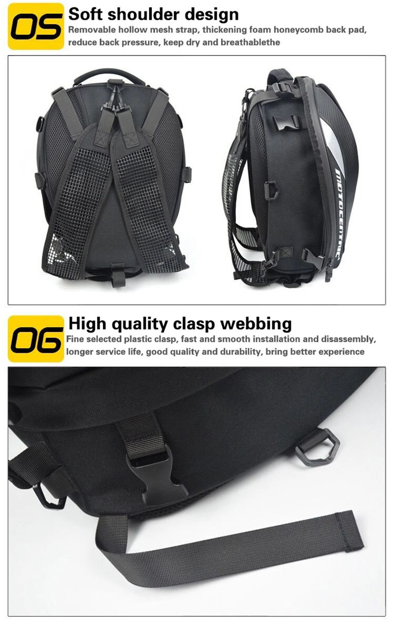 motorcycle backpack for Men's Multi-function waterproof Motorcycle Travel Luggage bag Tank Bag with Waterproof bag For BMW