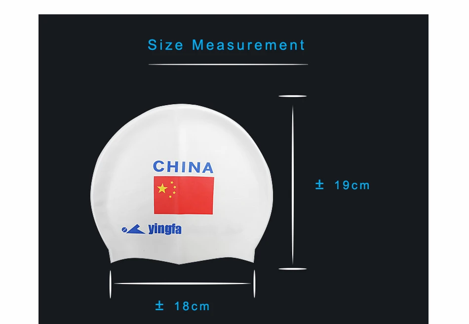 LEBESI плюс размер печати китайский национальный флаг Мужской плавающий колпачок Силиконовый водонепроницаемый женский профессиональный спортивный купальник ming однотонные кепки
