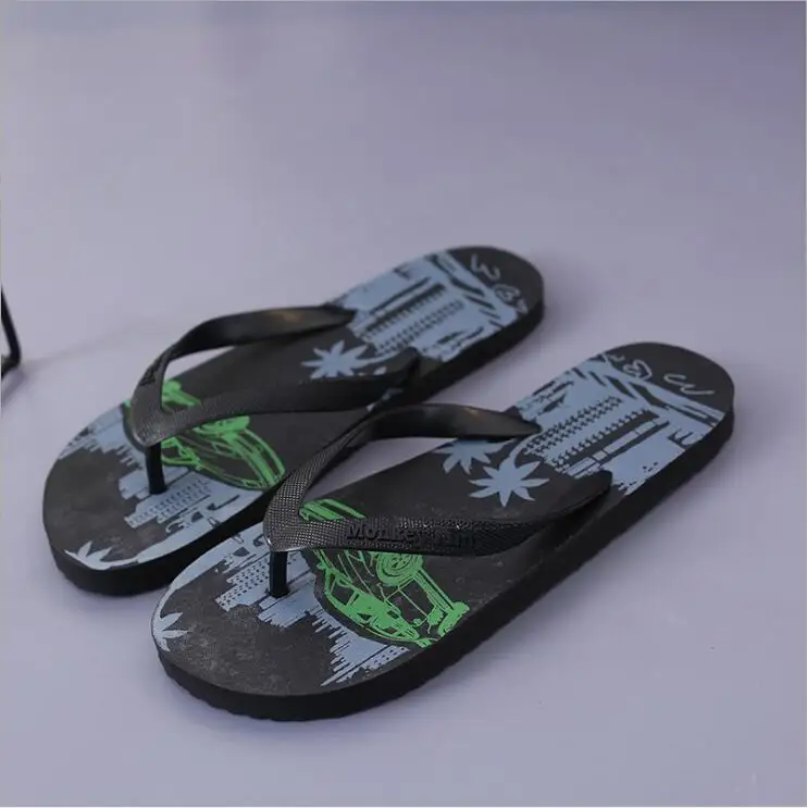 

2019 Summer Cool Men Slippers Sandals Beach Slippers Comfortable Fashion Slippers Men Flip Flops Men Shoes