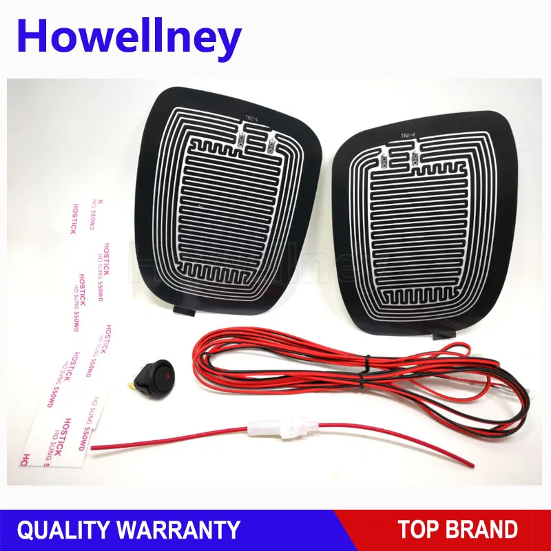 safe driving Universal DC 12V Car Wing Electric side Mirrors Glass