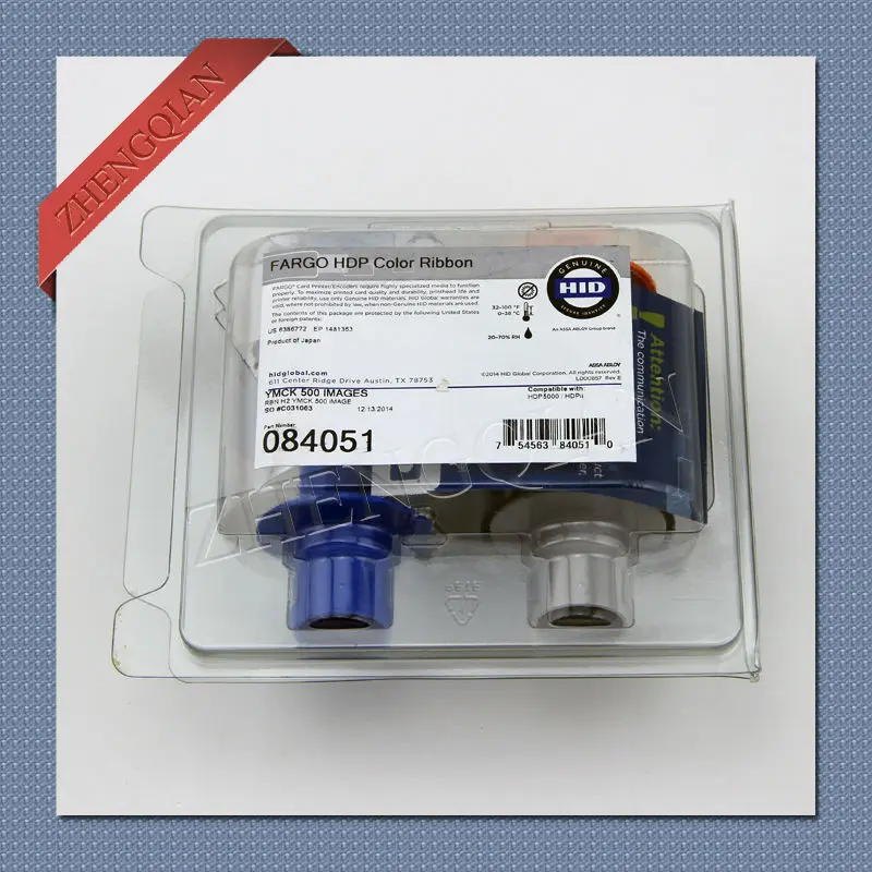 6pcs Fargo84051 Ymck Color Ribbon And 2pcsfargo84053 Retransfer Film