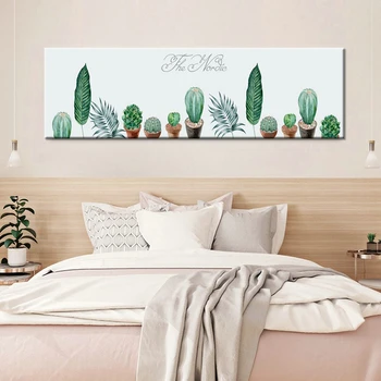 

Watercolor Plant Potted Cactus Succulents Unframed Modern Art Poster Print Canvas Painting Print Wall Decor For Room