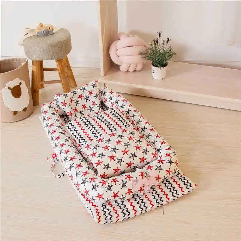 Online 4 In 1 Rental Bayi Tempat Tidur Bayi Set Tempat Tidur Bayi Furniture Bayi Anak Laki laki Anak Perempuan Perjalanan Lipat Tempat Tidur Set kartun Balita Tempat Tidur
