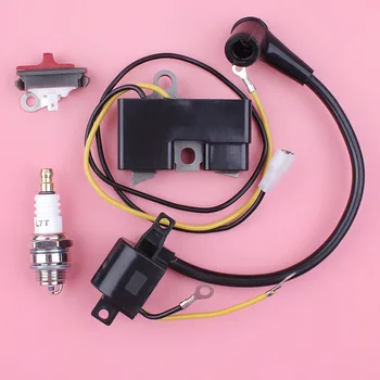 

Ignition Coil Module Set For Husqvarna 61 66 162 266 Jonsered 630 670 Chainsaw Spare Tool Part Old Type Spark Plug Stop Switch