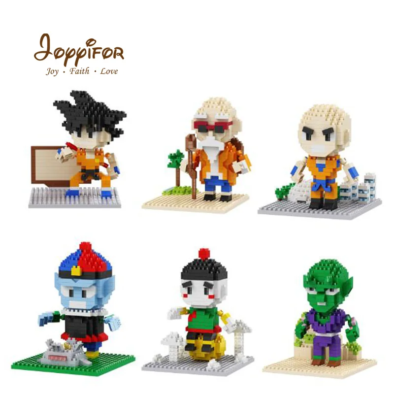 

Joyyifor Dragon Ball Son Goku Master Roshi Piccolo Chiaotzu Mini Building Blocks Bricks Compatible With for Kids Toys