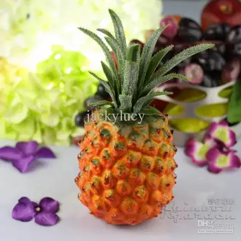 

Large Size Artificial Faux Pineapple Simulation of Plastic Fruits for Home Decor Desktop Living Room Furnishings Ornament