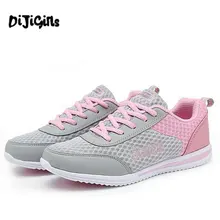 DIJIGIRLS/Новые летние женские туфли Zapato из дышащей сетки; Zapatillas; Мягкая Повседневная обувь в сеточку; повседневная обувь на плоской подошве