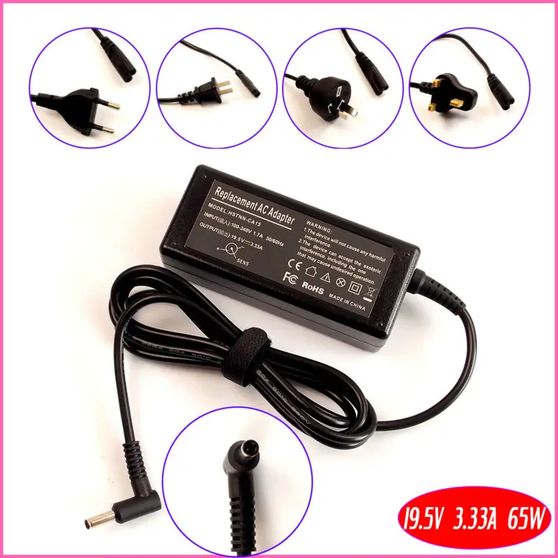 19 5 V 3.33A 65W ультрабук Ac адаптер Зарядное устройство для HP 710412-001 709985-002 709985-004 719309-001