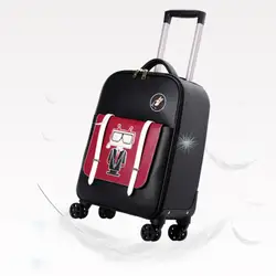 Новый персональный чемодан, студенческий багаж, сумка для лёгкая тележка, мужской Универсальный колеса 18 дюймов на борту корейской версии