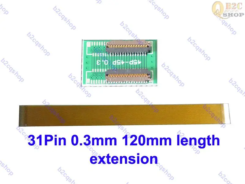 31Pin до ZIF 0 3 мм разъем адаптера Расширение MIPI Кабель FFC FPC расширение|zif to|zif connector