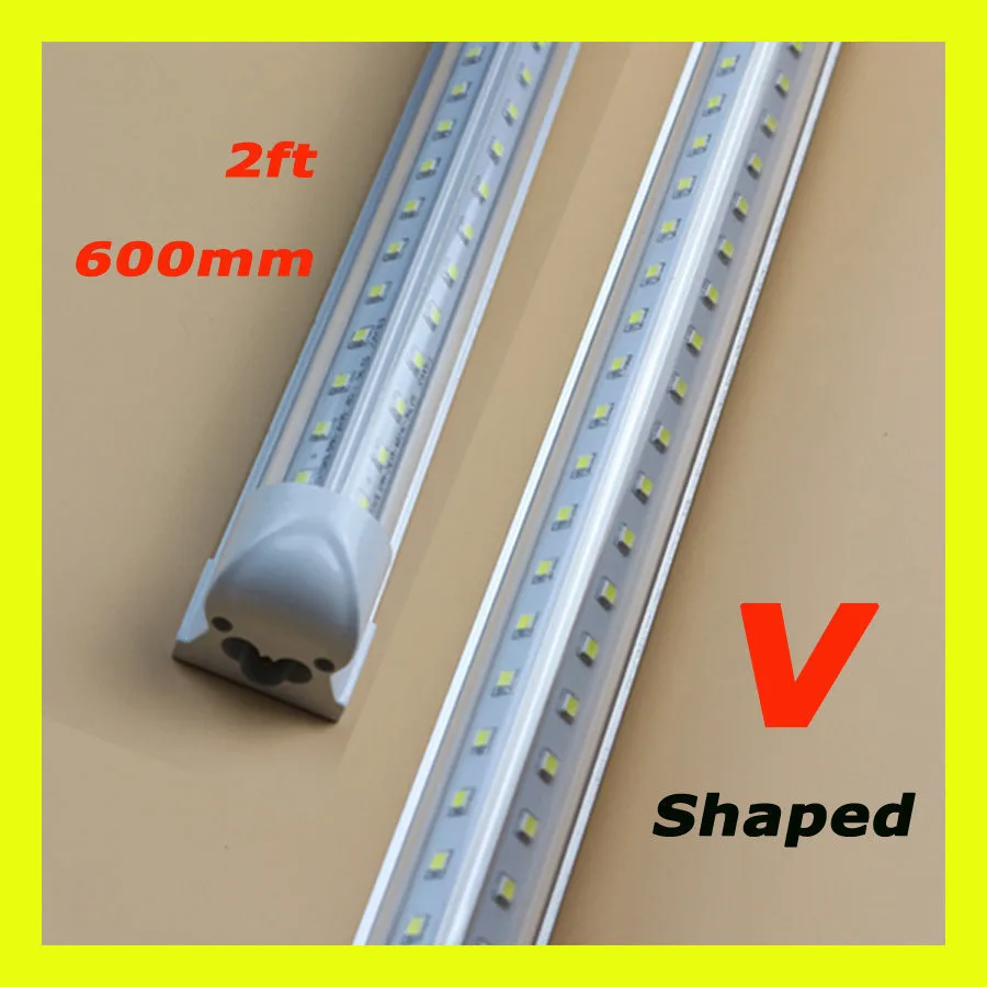 20W V Shaped T8 integrate Led tube 2ft Cooler Door Double Sides SMD2835