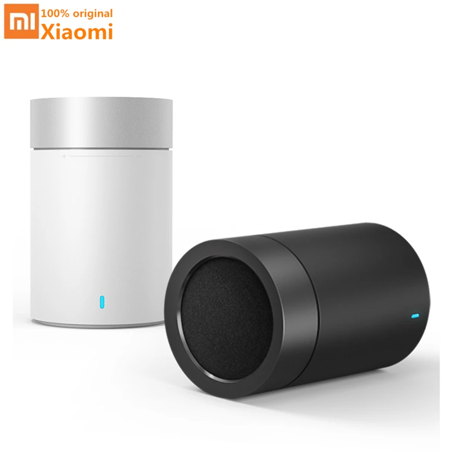 Xiaomi Bluetooth динамик Cannon 2 Цилиндрический металлический Мини Портативный беспроводной Bluetooth динамик Громкая связь микрофон сабвуфер