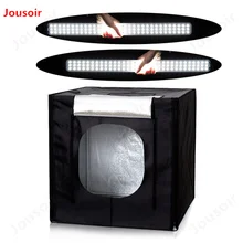 50*50*50 см фотостудия светодиодный светильник для фотосъемки в софтбоксе+ переносная сумка+ 3 фона+ диммер для toyCD15