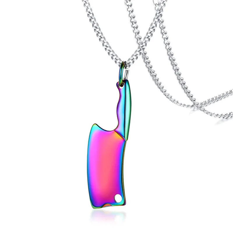 Мужское ожерелье подвеска из нержавеющей стали|pendant necklace|knife necklacenecklace rock |