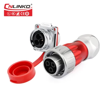 

Cnlinko ip67 m24 panel dust cover plugs copper pin female male power connectors for led strip factory