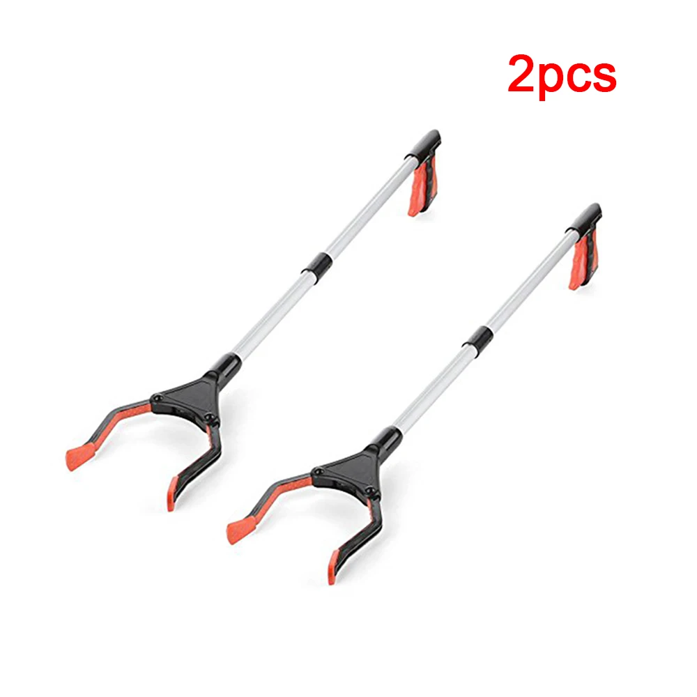 

2pcs Reachers Grabber Pick Up Tool Foldable Lightweight Long Duty Mobility Aid Extender Gripper Tool Claw Trash Garbage Picker