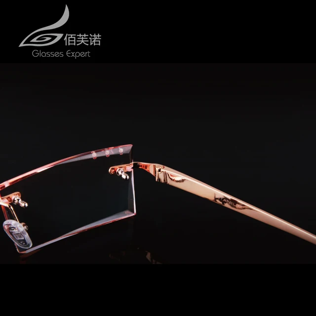 custom rimless eyeglasses