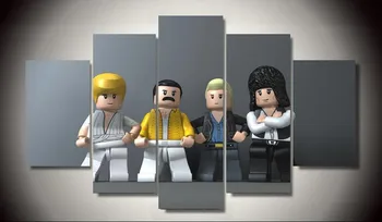 

5 Pieces/set Wall Art Printed Painting Cuadros Unframed Cartoon Characters Living Room Wall Art Kids Nursery Decor Canvas