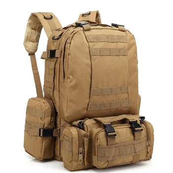 

Waterproof 55L Tactical Camouflage sprots backpack men travel outdoor Military male Mountaineering Hiking Climbing Camping bags