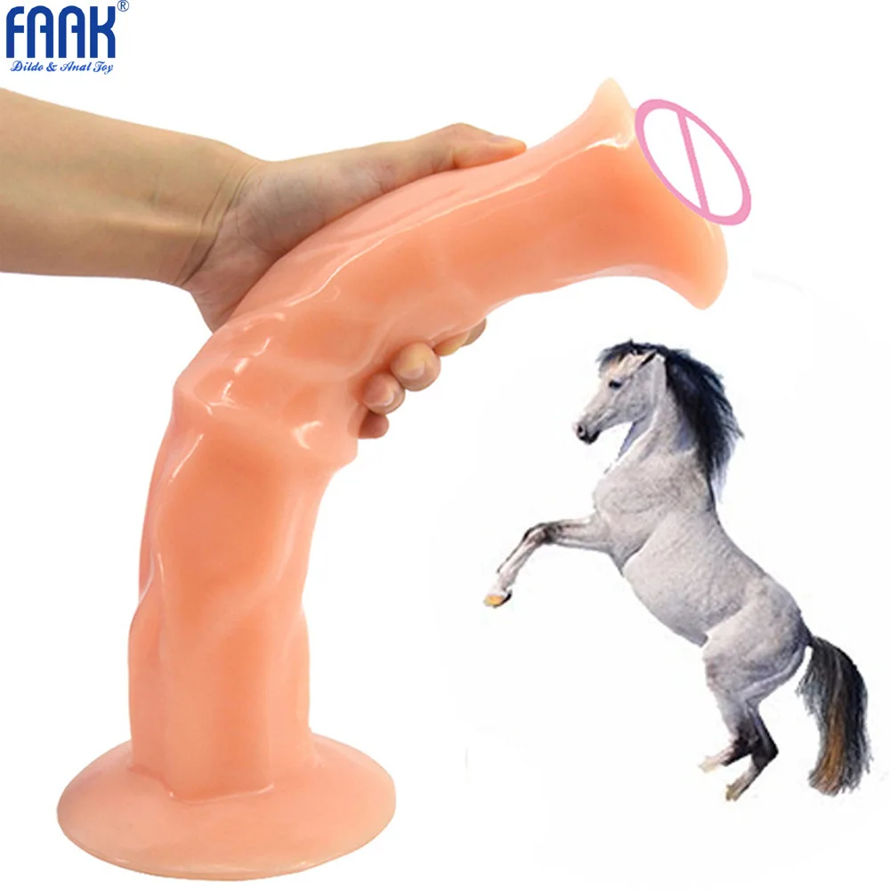 Фаллоимитаторы с сильной присоской FAAK Horse большие реалистичные огромный женские