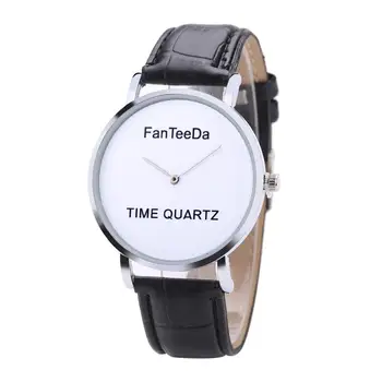 

2018 NEW Luxury Fashion Leather Band Analog Quartz Round Wrist Watch Watches L10123F915