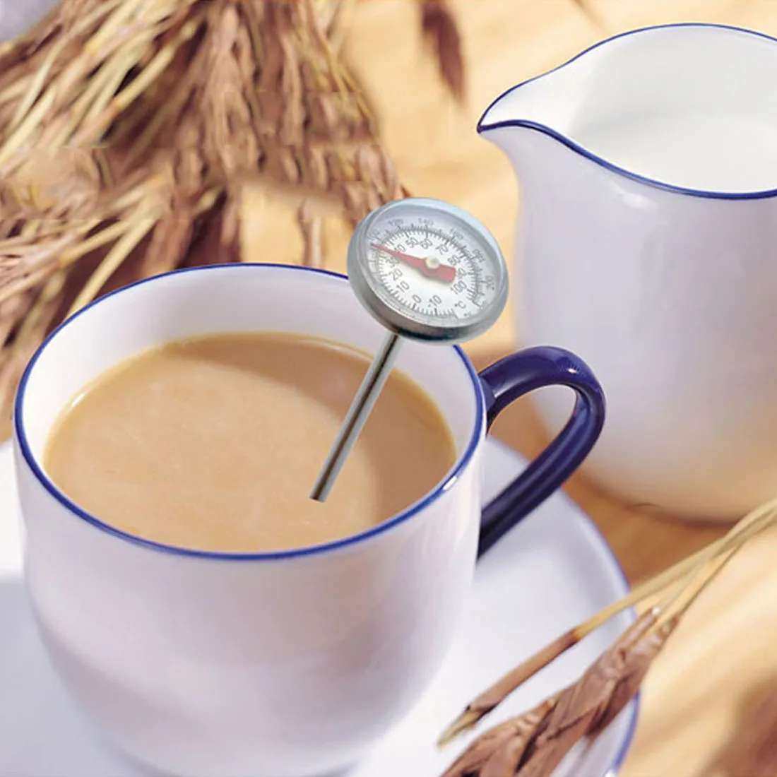 

Food Thermometer Kitchen Cooking BBQ Food Thermometer Cooking Stainless Steel Meat Water Milk Kitchen Thermometer Tools