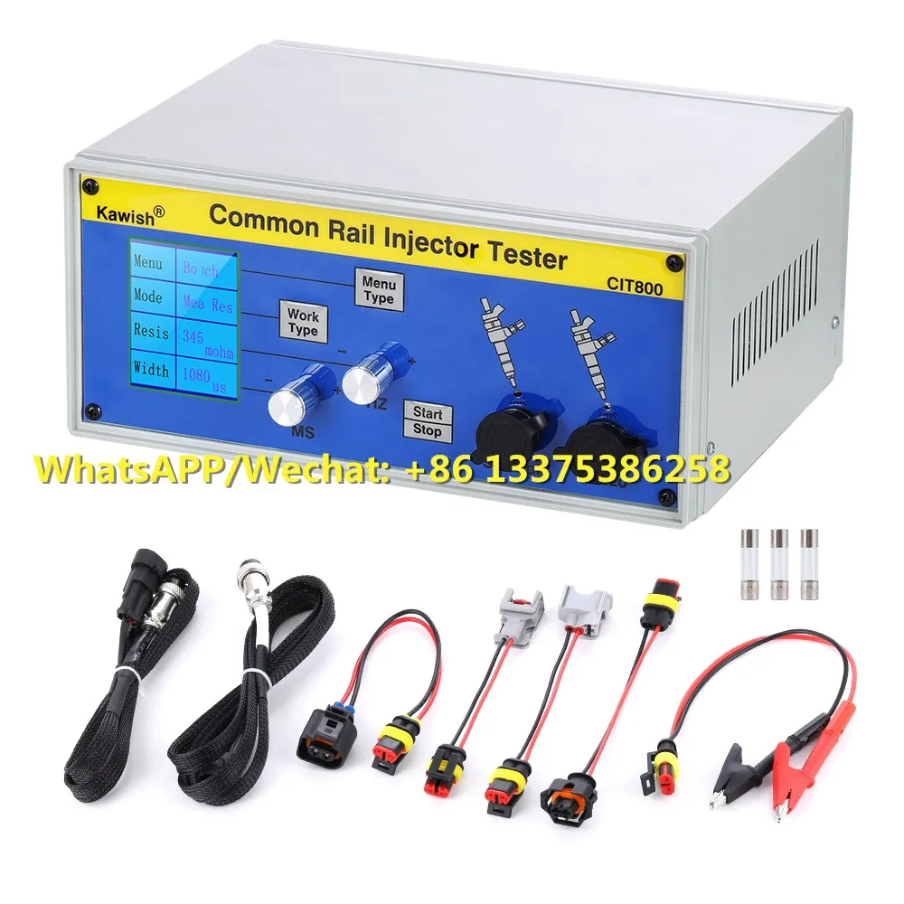 

CIT800 multifunction electromagnetic common rail diesel fuel piezo injector tester driver