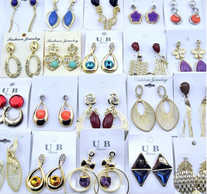 Earrings Costume Women Accessories Cheap Fashion Jewelry Wholesale Mixed 20 Pairs/Lot Fashion ...