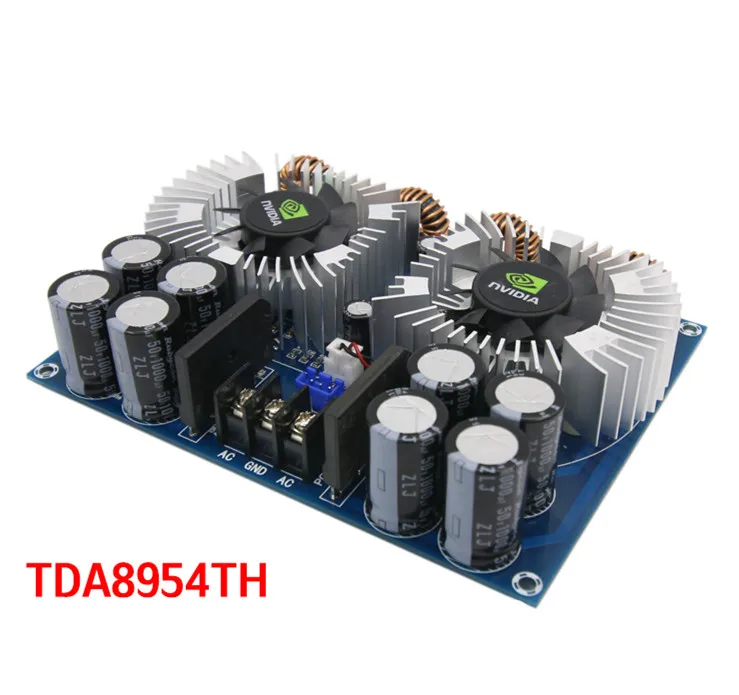 TDA8954TH DC24V 420 Вт * 2 0 канала AD class цифровой аудио усилитель плата с вентилятором|amplifier