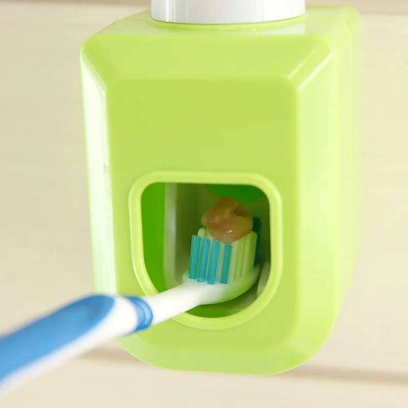 Dispenser For Toothbrush Holder Wall Mounted Automatic Toothpaste Squeezer Bathroom Accessories For Home Dropshipping