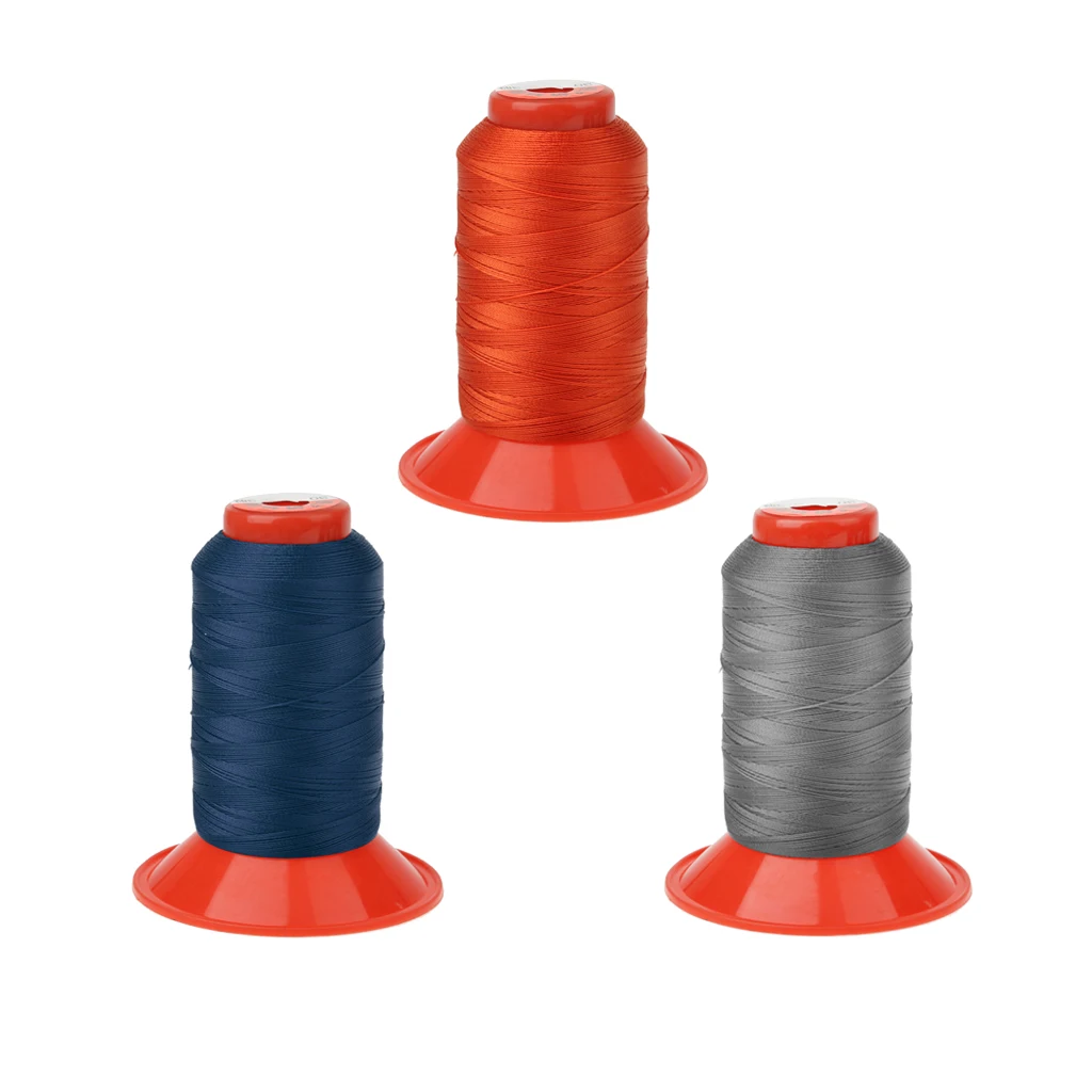 3pcs Bonded Nylon Sewing Thread for Tent Leather Bag Shoes Canvas 500