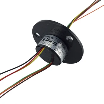 

1pcs 2CH/4CH/6CH Dia. 22mm 2A Slip Ring Compact Collector Ring Monitoring Rotating Table Slipring Conductive Slip Ring
