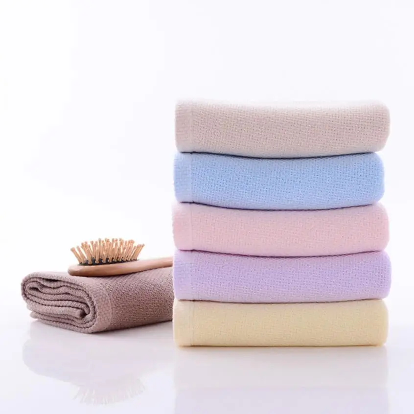 Bathroom supplies 34*75cm Soft Cotton Face Flower Towel Bamboo Fiber