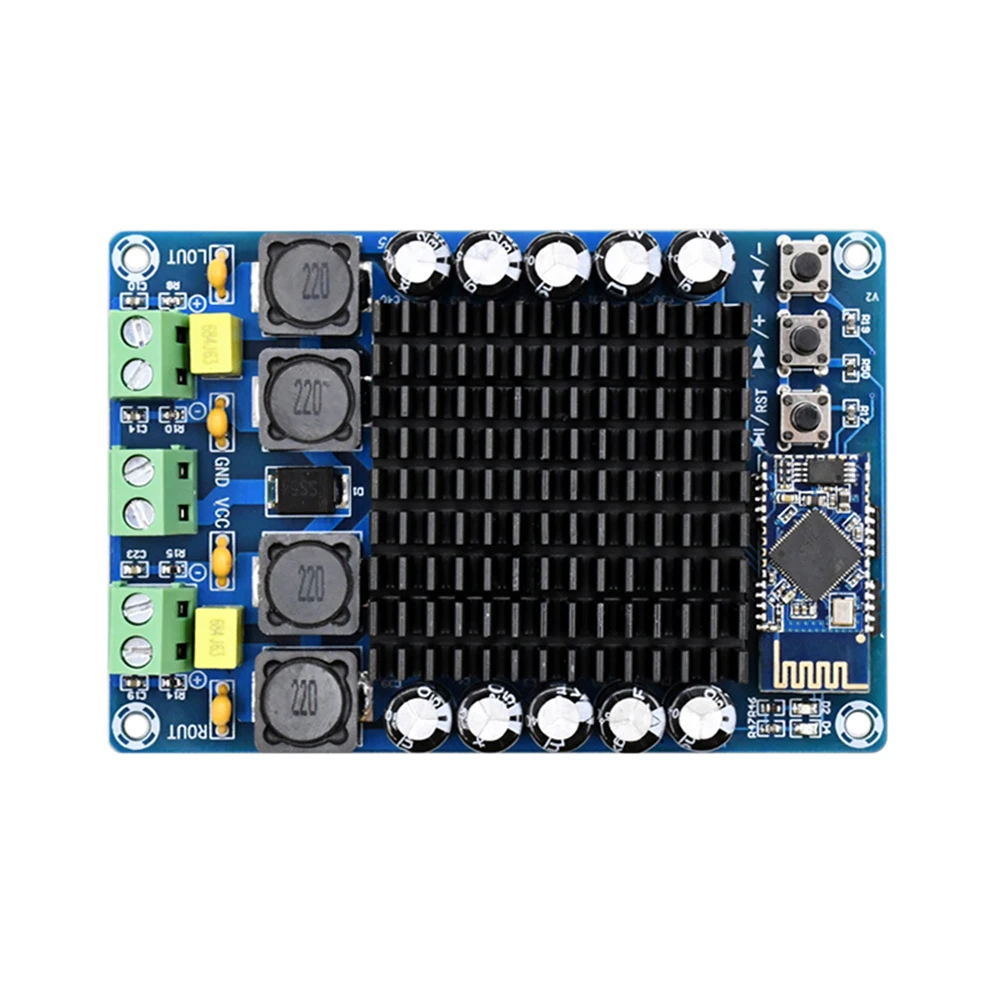 AIYIMA TDA7498 CSR8635 4 0 Bluetooth Класс D высокомощный цифровой усилитель плата аудио 100 Вт +