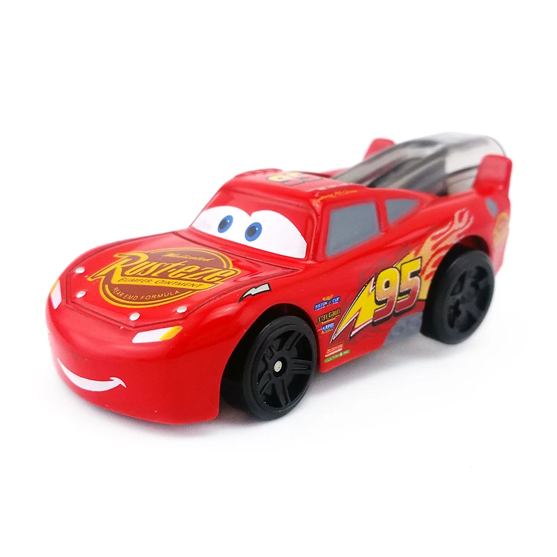Disney Pixar тачки 3 освещение Mcqueen свисток с красочными Ribbon1: 55 литая металлическая