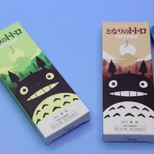 32 шт./упак. Симпатичные Тоторо Закладки Бумага мультфильм Животные Закладки рекламных подарков Канцтовары Плёнки Закладки