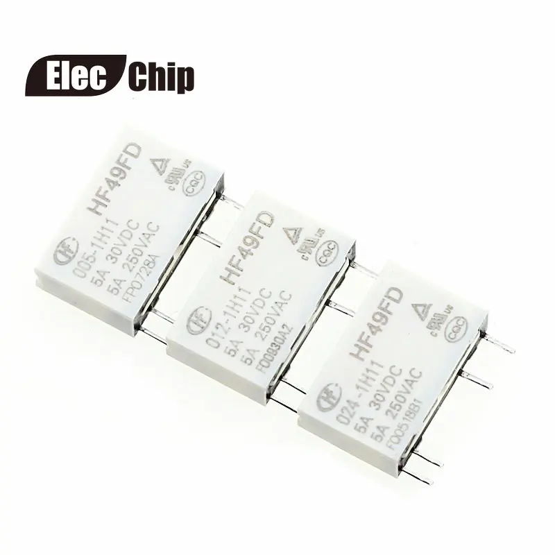 5PCS Power relays HF49FD-005-1H11 HF49FD-012-1H11 HF49FD-024-1H11 5A250V 4PIN | Обустройство дома