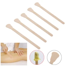 1 упаковка Лидер продаж одноразовые удаление волос, красота бар тела деревянная, для косметических процедур Восковая Палочка восковых шариков вытирая воск инструмент
