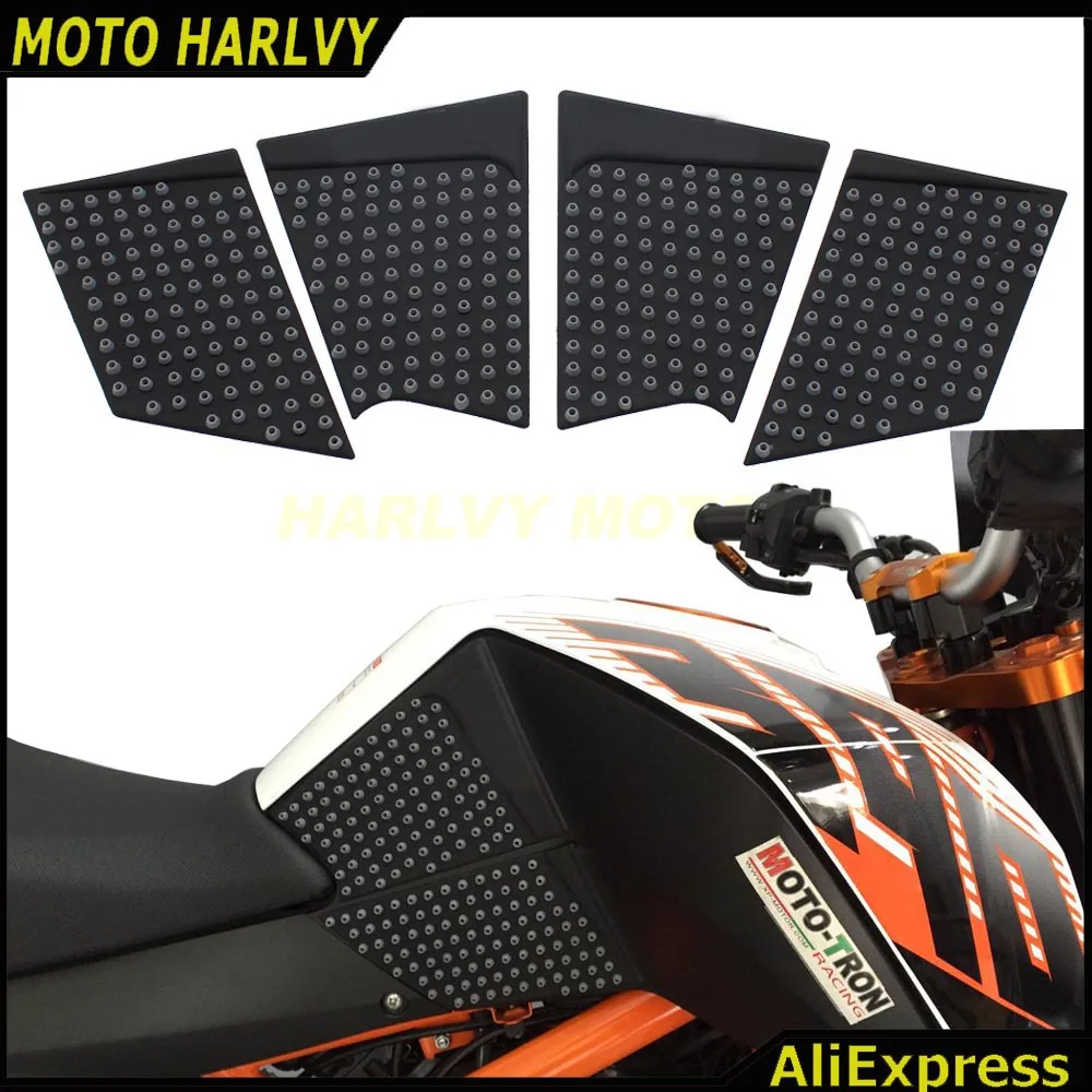 

Anti slip sticker Motorcycle Tank Traction Pad Side Knee Grip Protector For KTM DUKE 125 200 250 390