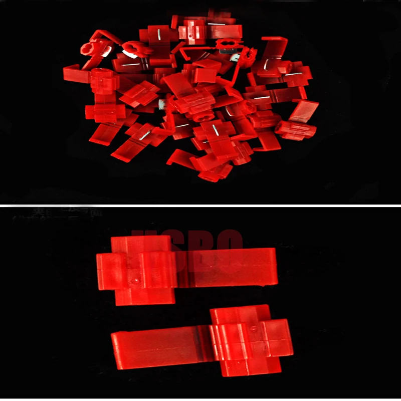 

Waterproof Red Lossless Connector Quick Break joint Free Cutting Line Wire Connector Connecting terminal High Quality