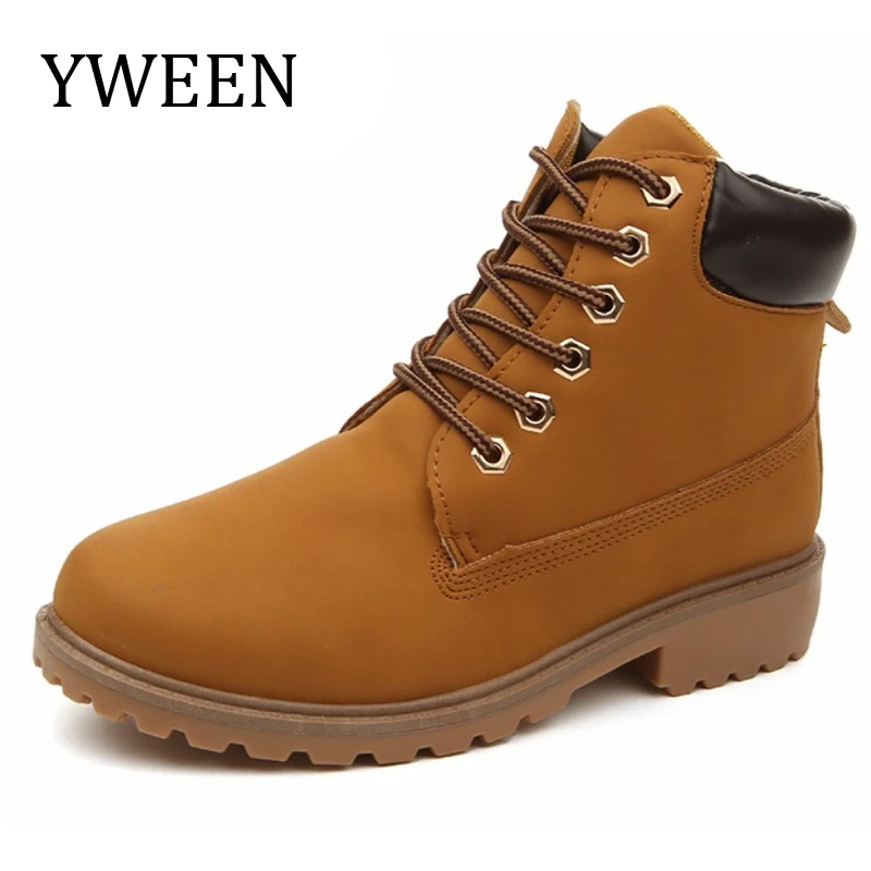 

Women Boots Shoes Autumn Winter Suede Warm Snow Martin Boot Outdoor Woman Pu Leather Flat Casual Shoe Botas big size 36-41