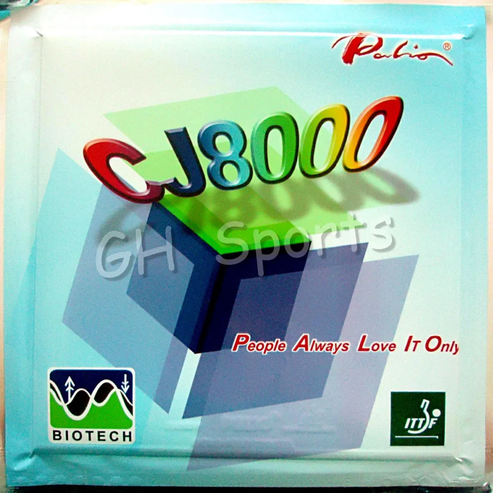 باليو الرسمية طويل المدى CJ8000 42-44 تنس الطاولة المطاط BIOTECH technilogy هجوم سريع مع حلقة لزجة تنس الطاولة مضرب