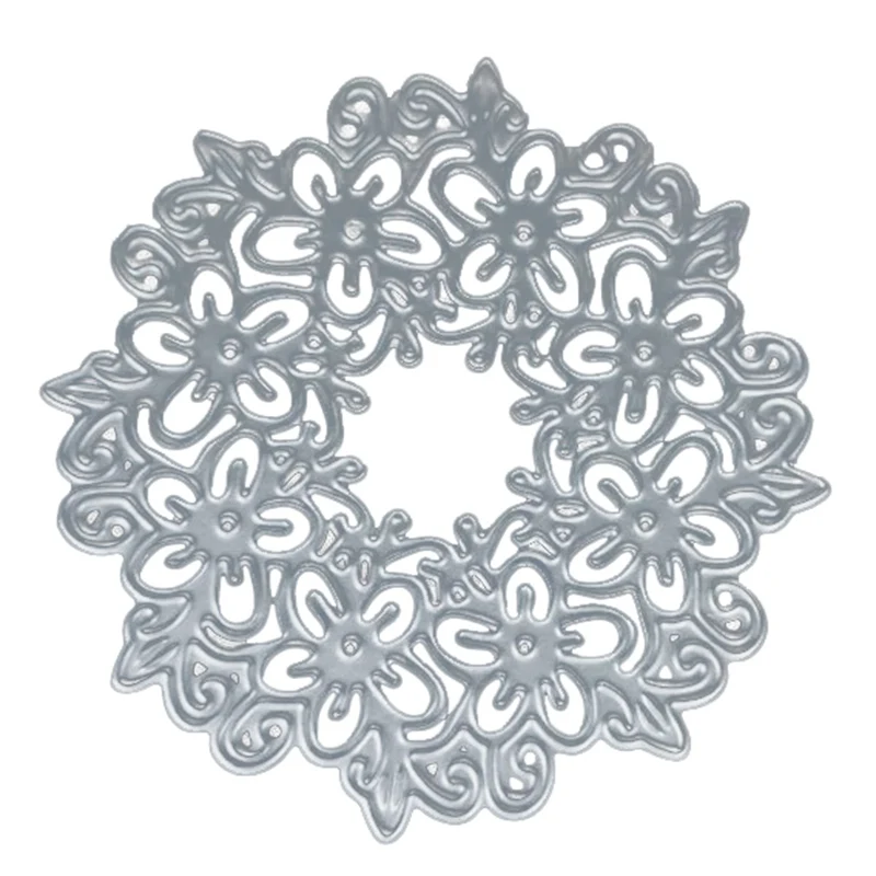 

Lace Hollow Circle Metal Cutting Dies Stencils for DIY Scrapbooking Album Paper Card Decorative Craft Embossing Die Cuts