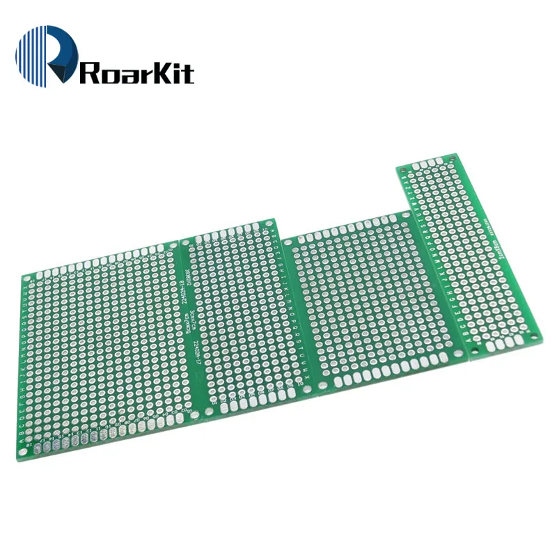 20 шт 5x7 4x6 3x7 2x8 см двухсторонний медный Прототип pcb универсальная плата стекловолокна доска для Arduino