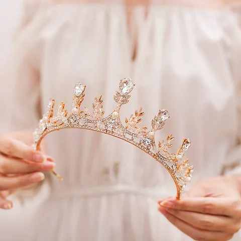 Grandes Europeus Coroas Tiara de Casamento Da Noiva Prata Banhado de Cristal Austríaco Grande Rainha Do Cabelo Do Casamento tiara Acessórios (16)